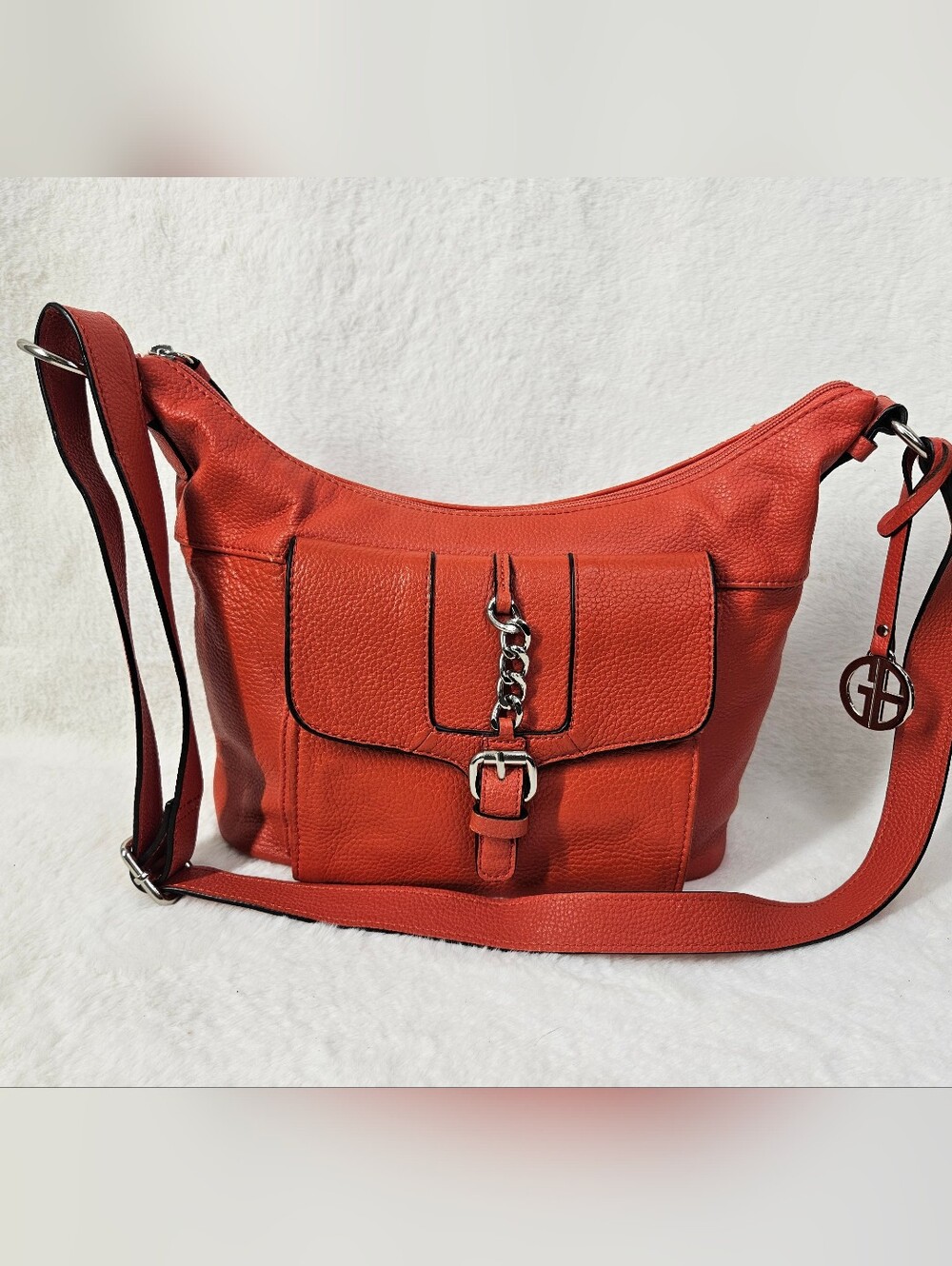 Giani Bernini Pebbled Leather Hobo Bag